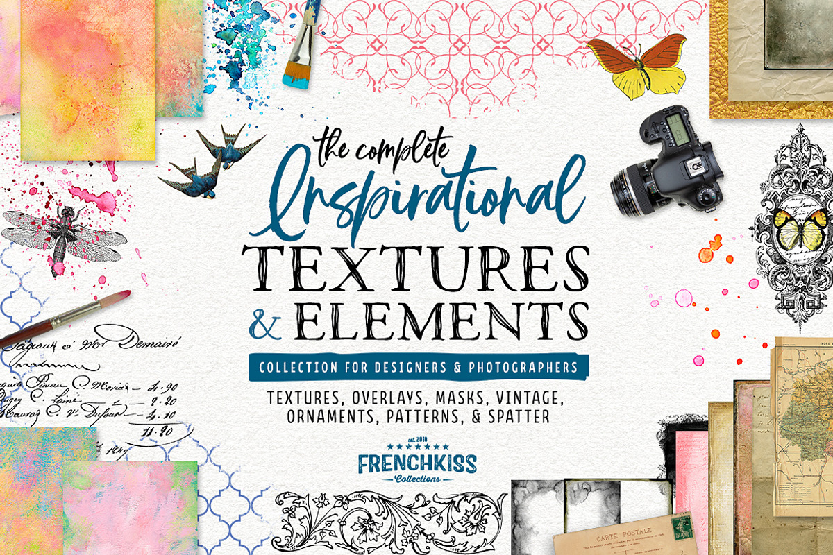 The Complete Inspiration Collection, a Texture Graphic by French Kiss Collections (Photo 1 of 33)
