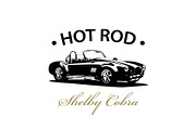 T-Shirt Print of Hot Rod Cobra Car, a Transportation Illustration by Plaid4You (Thumbnail 2 of 10)