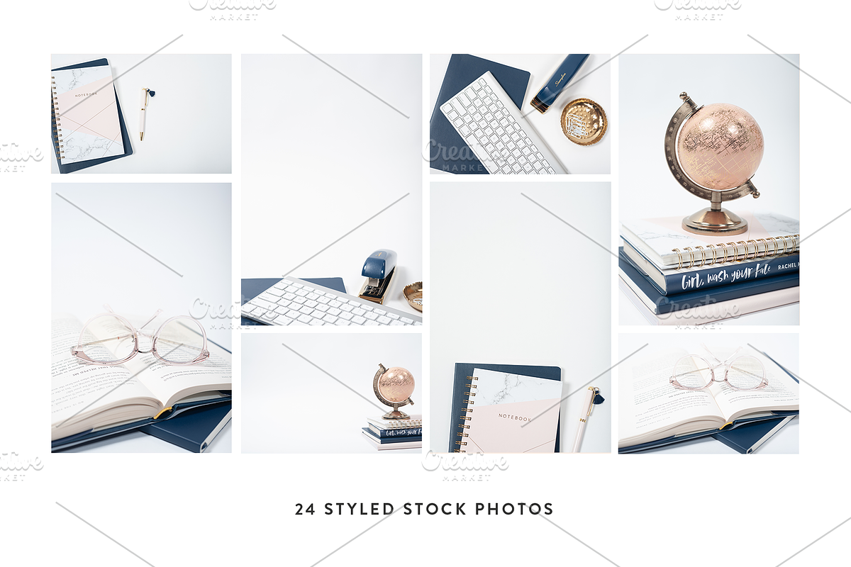 Navy + Blush Styled Stock Bundle, a Photo by Jessica Rea (Photo 4 of 5)