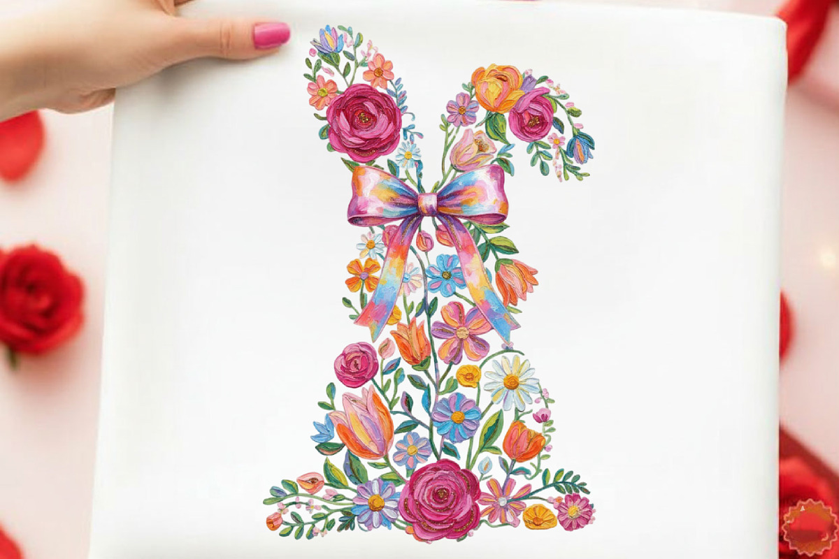 Brushstroke Easter Bunny Png Easter, an Illustration by designcity5 (Photo 2 of 9)
