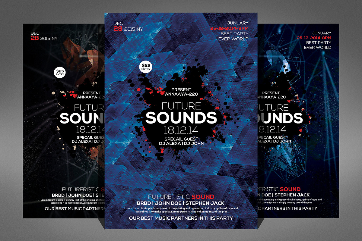 100 Party Flyer Bundle, a Flyer Template by Graphic Templates (Photo 98 of 101)