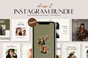 4-in-1 Instagram Bundle CANVA, a Templates & Theme by BoldNStudio (Thumbnail 1 of 15)