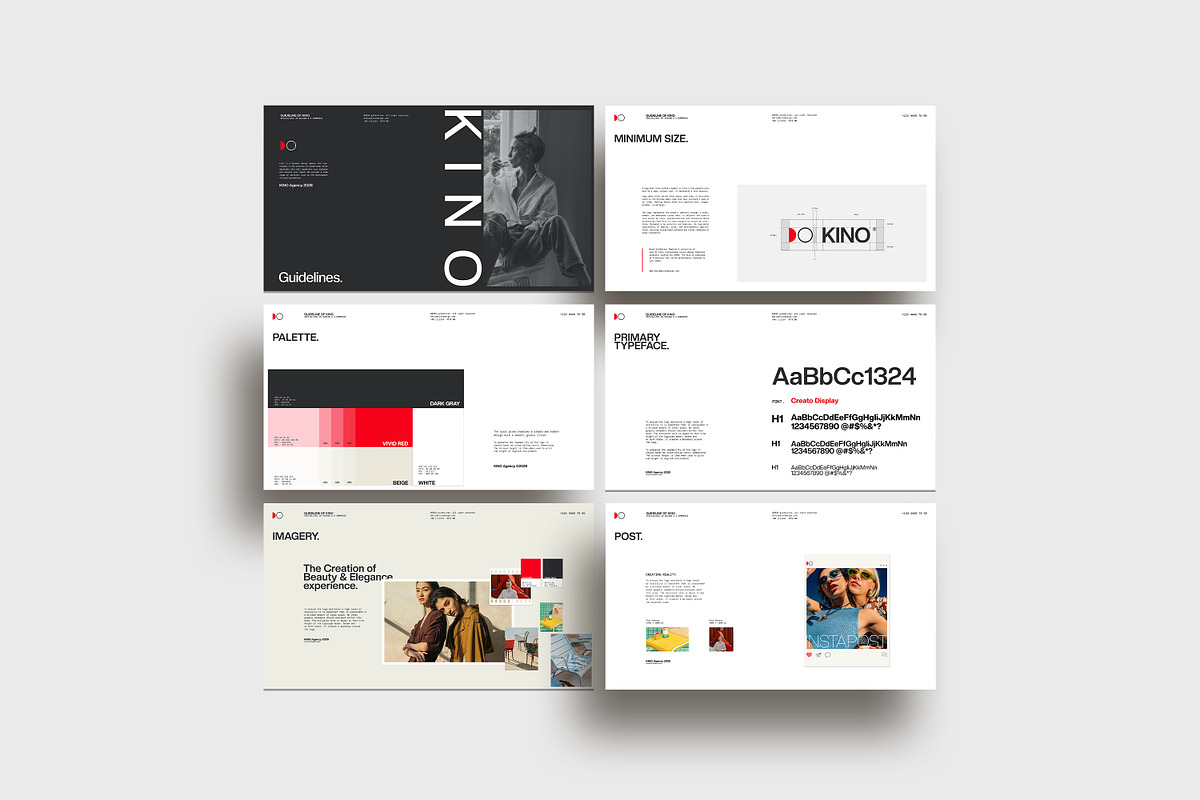 KINO | Brand Guidelines, a Presentation Template by creathrivestudio (Photo 9 of 11)