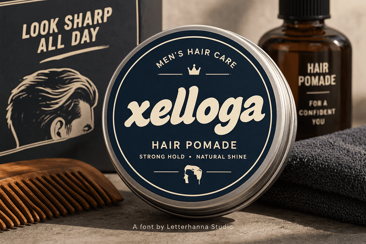 Pichella Bold Script Retro Font, a Handwritten Font by Letterhanna Studio (Photo 9 of 9)