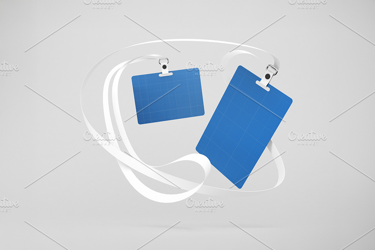 Badge Mockup, a Merchandise Mockup by Qaleb Studio