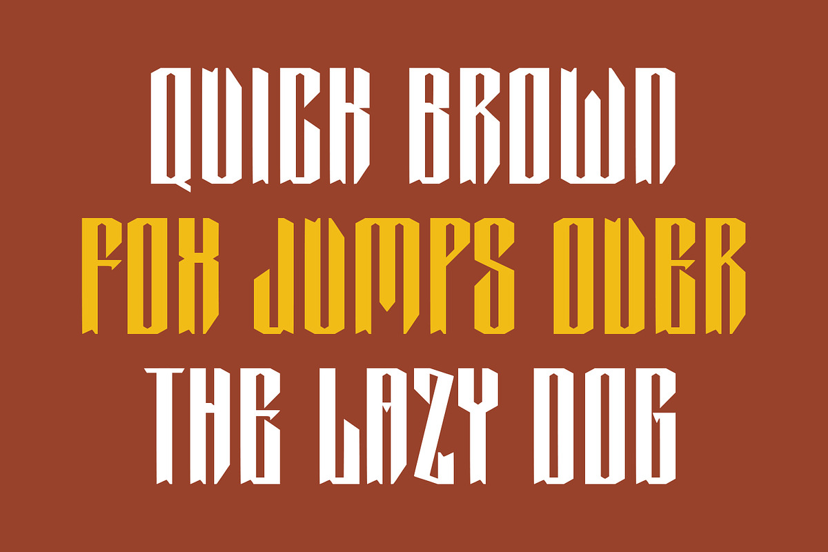 Remmaq Blackletter Display Font, a Blackletter Font by Maulana Creative (Photo 2 of 7)