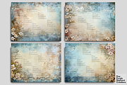 Old Tattered Blue Lace Junk Journal, a Background Graphic by Fine Purple Elephant (Thumbnail 4 of 4)
