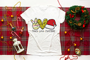Peace Love Christmas PNG Bundle, a Graphic by CraftlabSVG (Thumbnail 8 of 14)