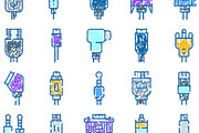 Colorful doodle icons representing, an Object Graphic by pikepicture (Thumbnail 3 of 3)