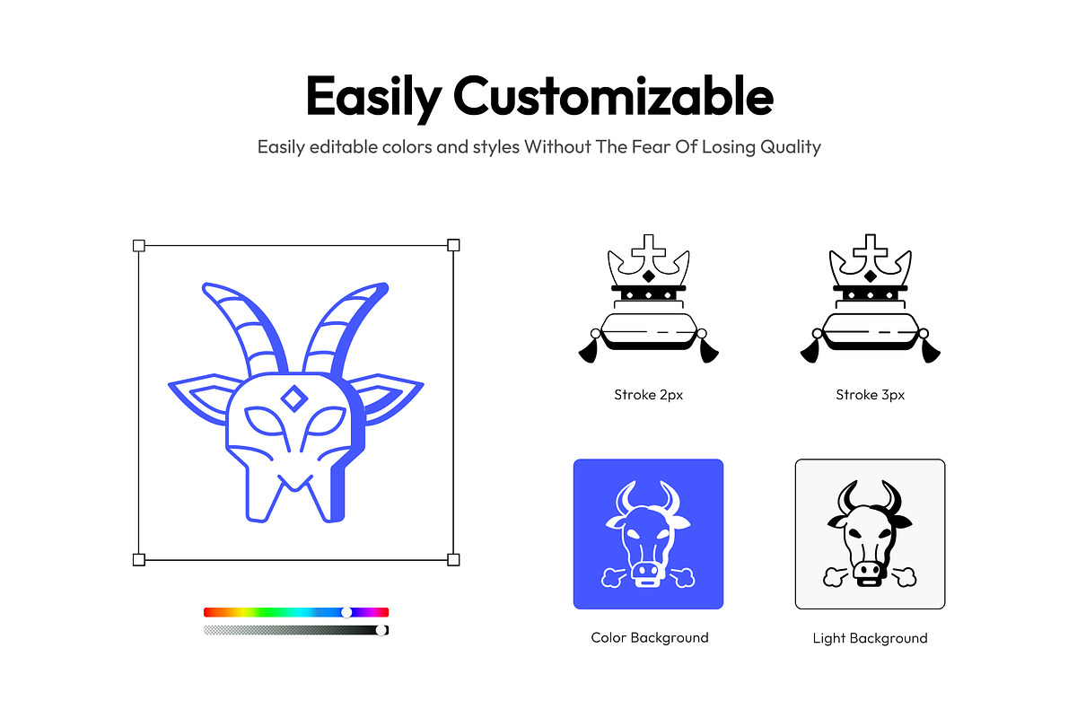 Mardi Grass Icon Set, an Outline Icon by Prosymbols (Photo 3 of 6)