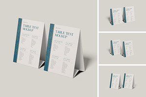 Table Tent  Mockup
