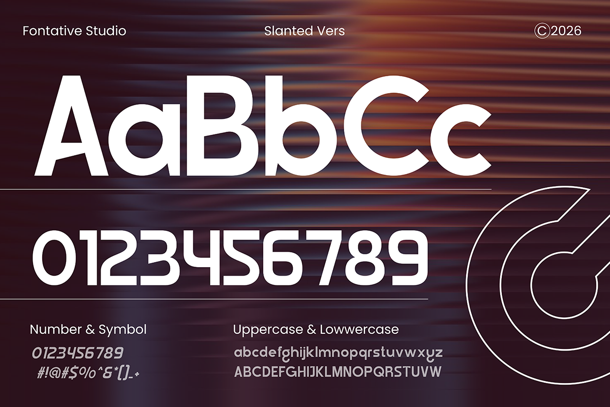 Siglas - Modern Sans Serif Font, a Sans Serif Font by Pandeka Studio (Photo 9 of 9)
