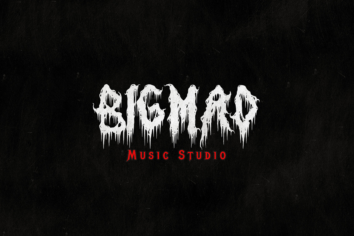 Punish Sinner Black Metal, a Blackletter Font by Blackmetalfont (Photo 2 of 4)