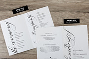 Wedding Program folded SHR365, an Invitation Template by Shafura_Wedding (Thumbnail 2 of 6)