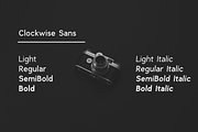 Clockwise sans serif font, a Sans Serif Font by Ana's Fonts (Thumbnail 2 of 12)