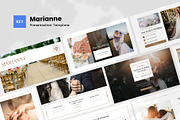 Marianne - Wedding Keynote Template, a Presentation Template by FBSCreative (Thumbnail 1 of 5)