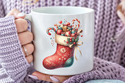 Vintage Christmas Clipart, an Illustration by Pixels.Craft (Thumbnail 5 of 7)