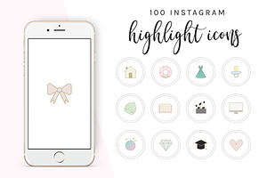 100 Instagram Story Highlight Icons