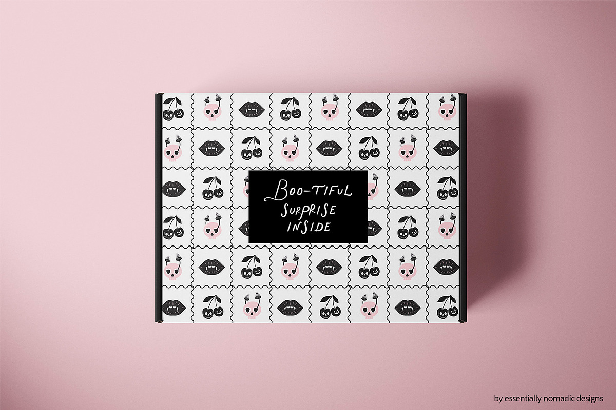 Coquette Halloween Seamless Pattern, a Pattern Graphic by Essentially Nomadic (Photo 6 of 10)