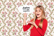 Seamless Set Flowers Clover Pattern, a Pattern Graphic by Vintage (Thumbnail 12 of 13)
