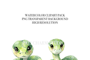 40 Cute Snake Clipart, an Animal Illustration by Pati Charm Studio (Thumbnail 5 of 9)