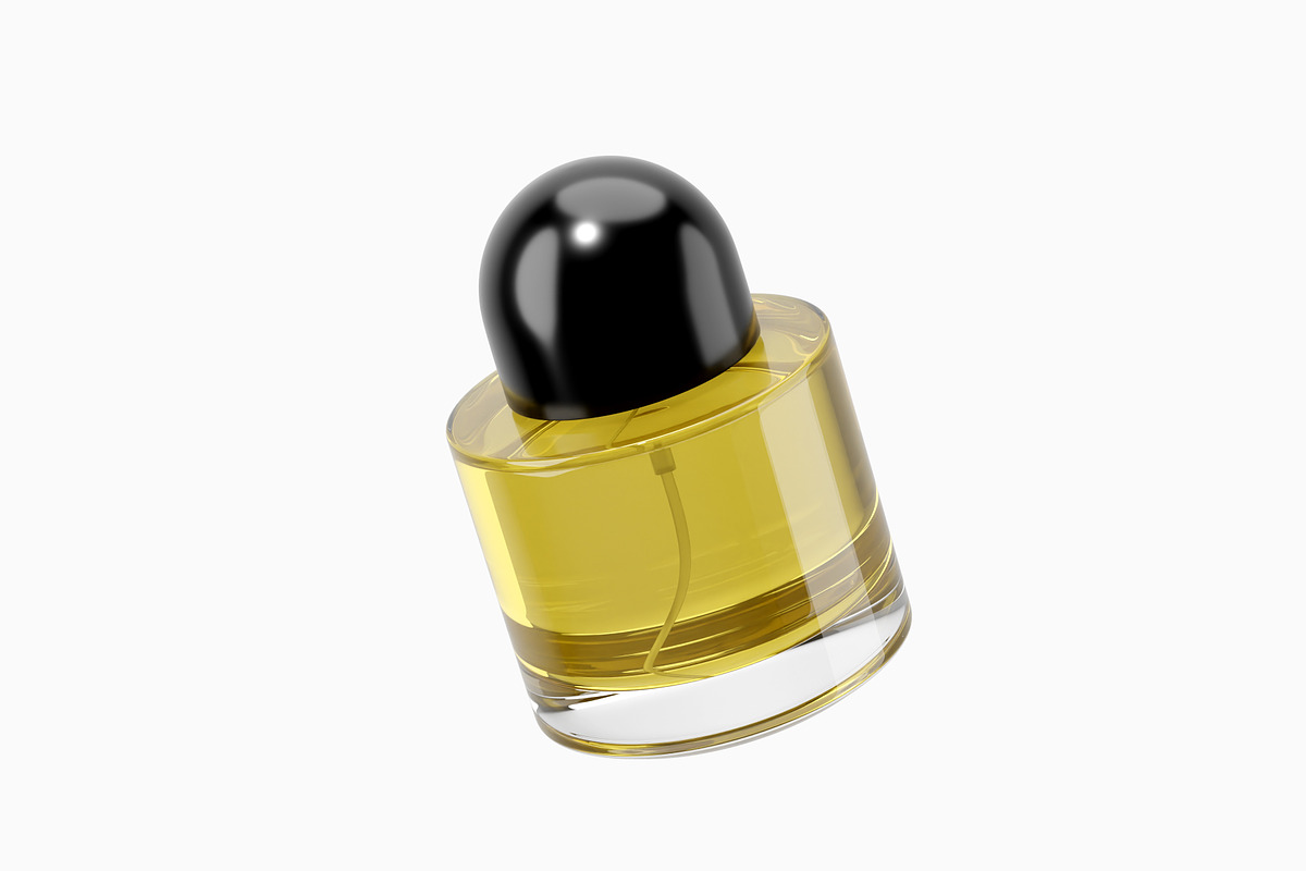 50ml Perfume Glass Bottle 3D Model, an Object 3D Model by Akebareee (Photo 8 of 11)
