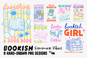 Bookish Summer Vibes, an Object Graphic by Lazy Cat (Thumbnail 1 of 7)