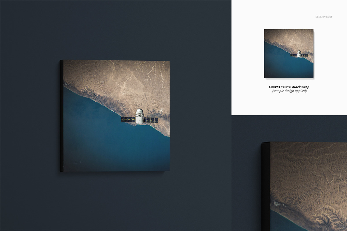 Canvas Print Mockup Set, a Poster Template by creatsy5 (Photo 10 of 12)
