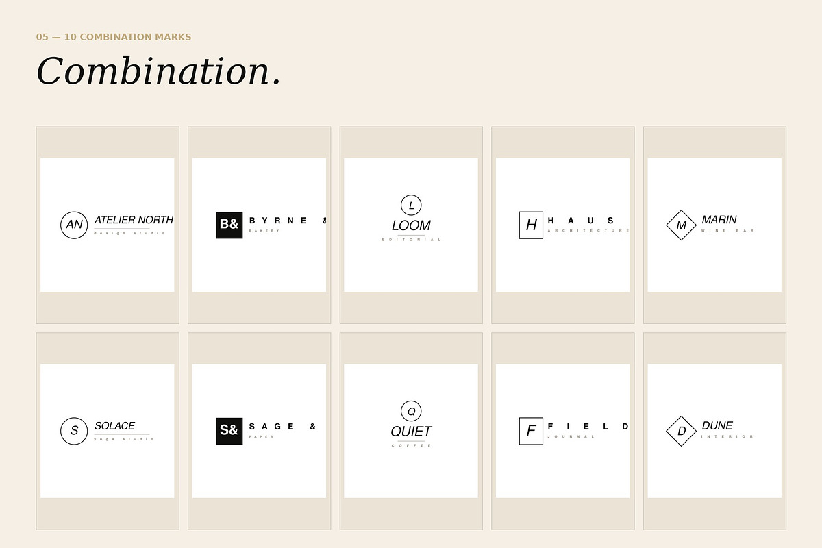 Muse Collective — 80 Editorial Logos, a Branding & Logo Template by Just Necessary (Photo 6 of 9)
