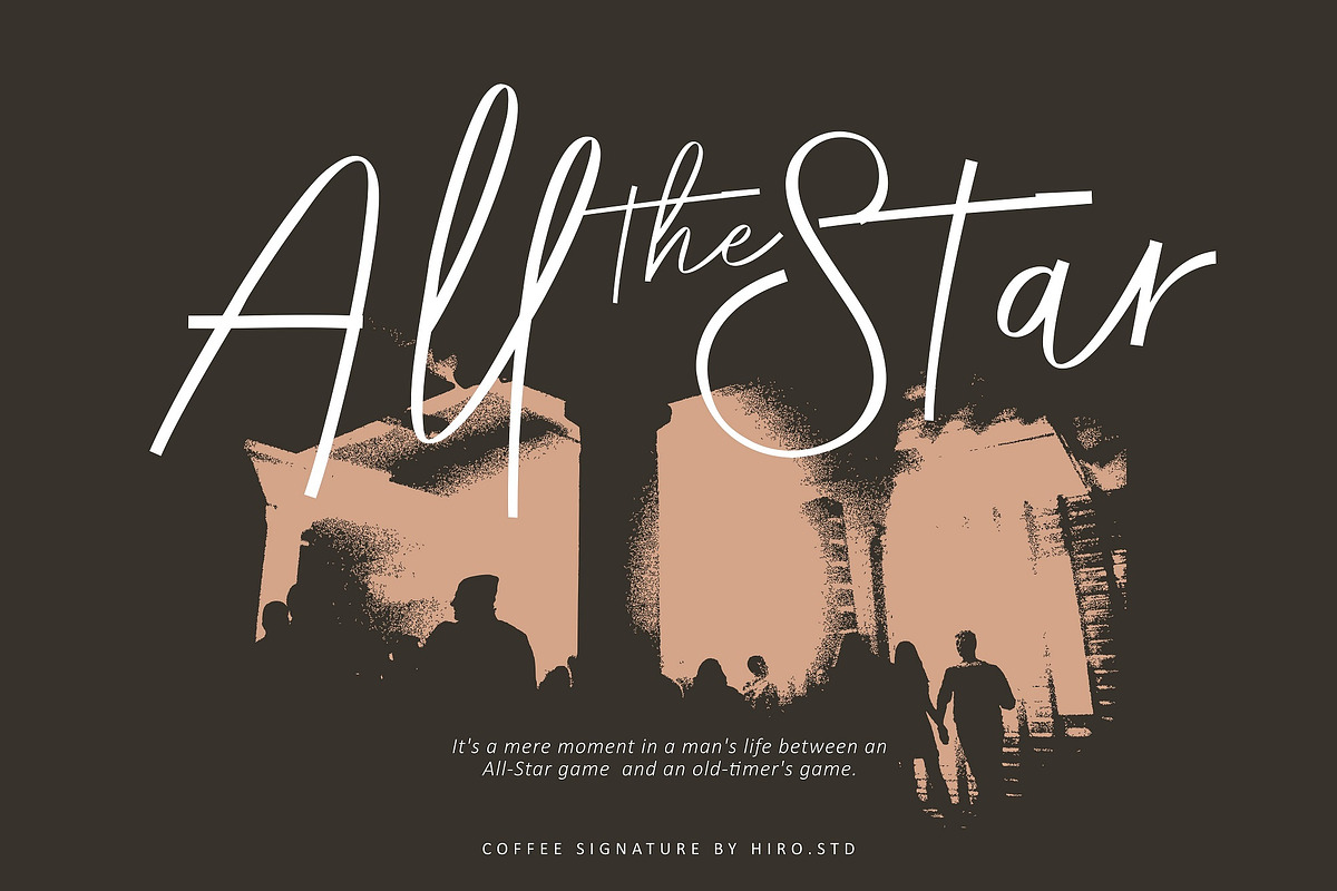 Coffee Signature - Handwritten Font, a Handwritten Font by HIRO.std (Photo 2 of 11)