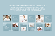 Blue Instagram Carousel Templates, a Social Media Template by SunshineStudioBoutique (Thumbnail 9 of 9)
