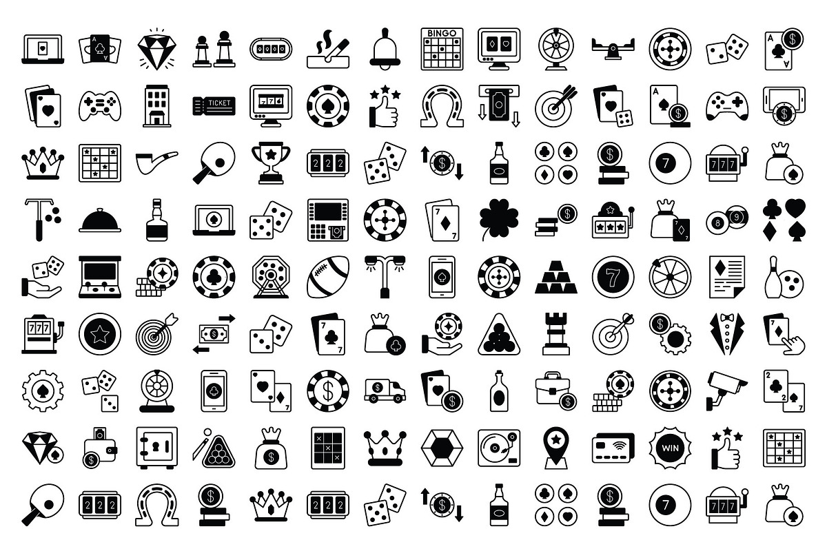 Casino Games Vector Icon Pack, an Icon by Vector Portal (Photo 4 of 5)