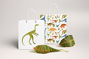 Cute dinosaurs seamless patterns, a Pattern Graphic by Good Studio (Thumbnail 4 of 7)