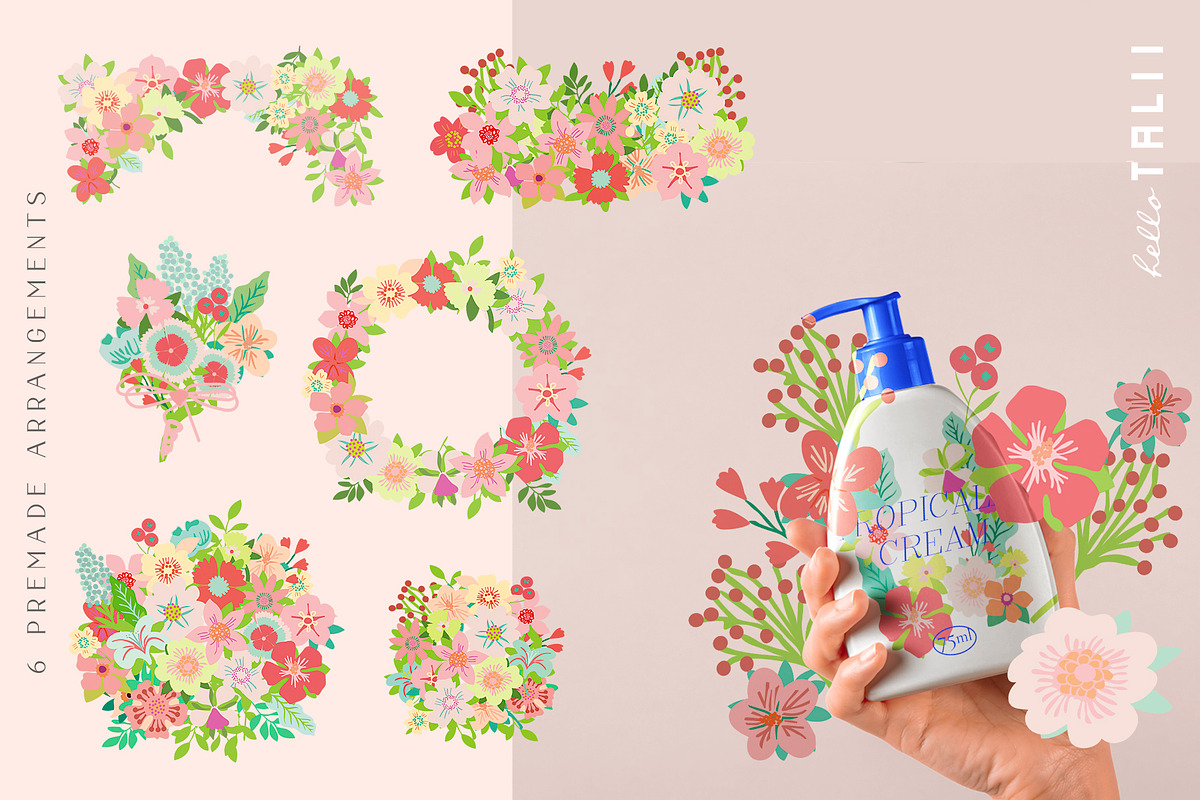 FLOWERS- Spring Illustration Bundle, a Seasonal Illustration by Hello Talii (Photo 7 of 8)