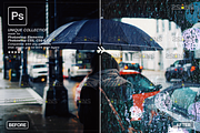 Rain Photoshop Overlays, an Object Graphic by 2SUNS (Thumbnail 7 of 9)