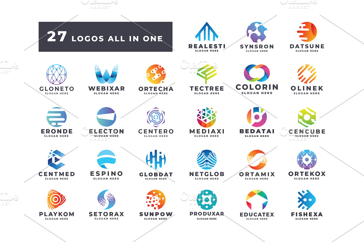 27 Logos All in One Template, a Branding & Logo Template by Design_Planet (Photo 2 of 9)