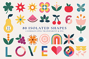 Mosaic Geometrics Shapes & Patterns, a Graphic by Paper Flowers Studio (Thumbnail 3 of 8)