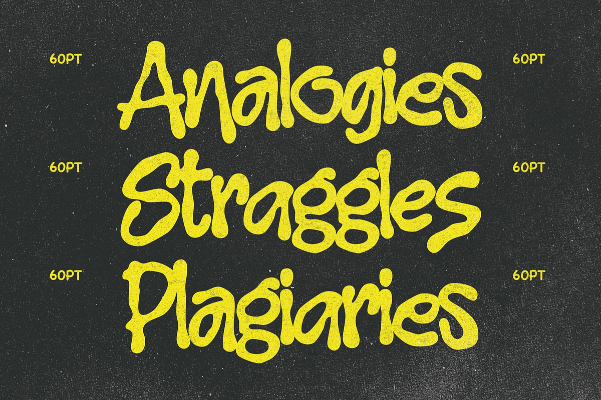 Bonices - Editorial Display Typeface, a Handwritten Font by Blankids Studio (Photo 2 of 12)