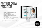 Medical Clinic Canva Website, a Landing Page Template by Kromatic Design Studio (Thumbnail 4 of 8)