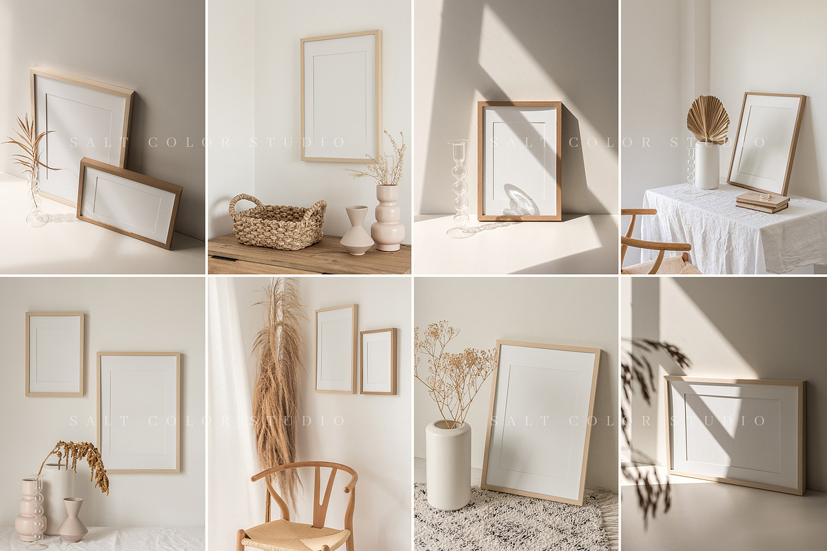 Roca Frame Mockup Bundle - JPG + PSD, a Household Mockup by Salt Color Studio (Photo 6 of 14)