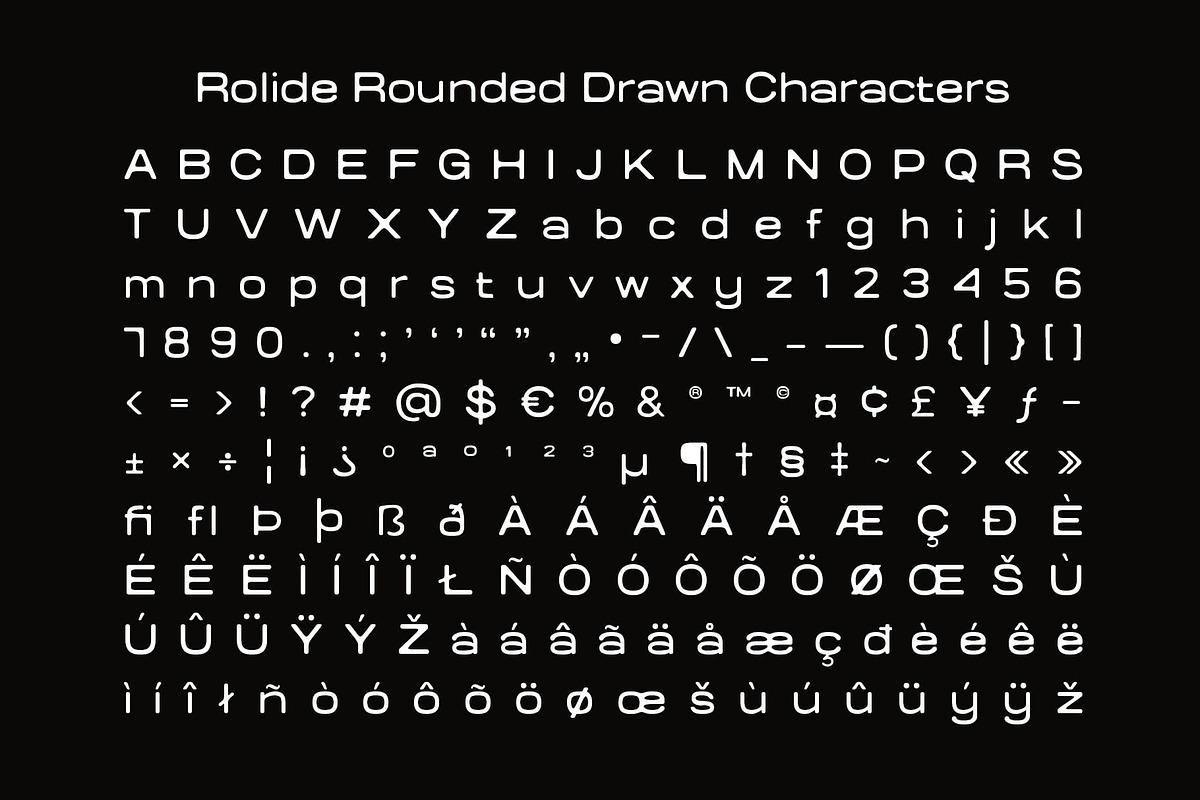 Rolide Rounded Drawn, a Sans Serif Font by Craft Supply Co. (Photo 8 of 8)