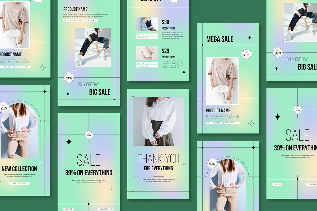 Stylish Gradient Sale Poster, a Social Media Template by ContestDesign (Photo 1 of 2)