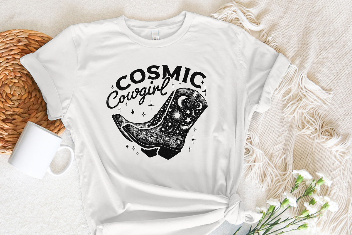 Retro Cosmic Cowgirl PNG, Western, an Illustration by SharpMarketplace (Photo 5 of 9)