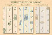English Cottage Garden Patterns, a Pattern Graphic by Everilda (Thumbnail 3 of 9)