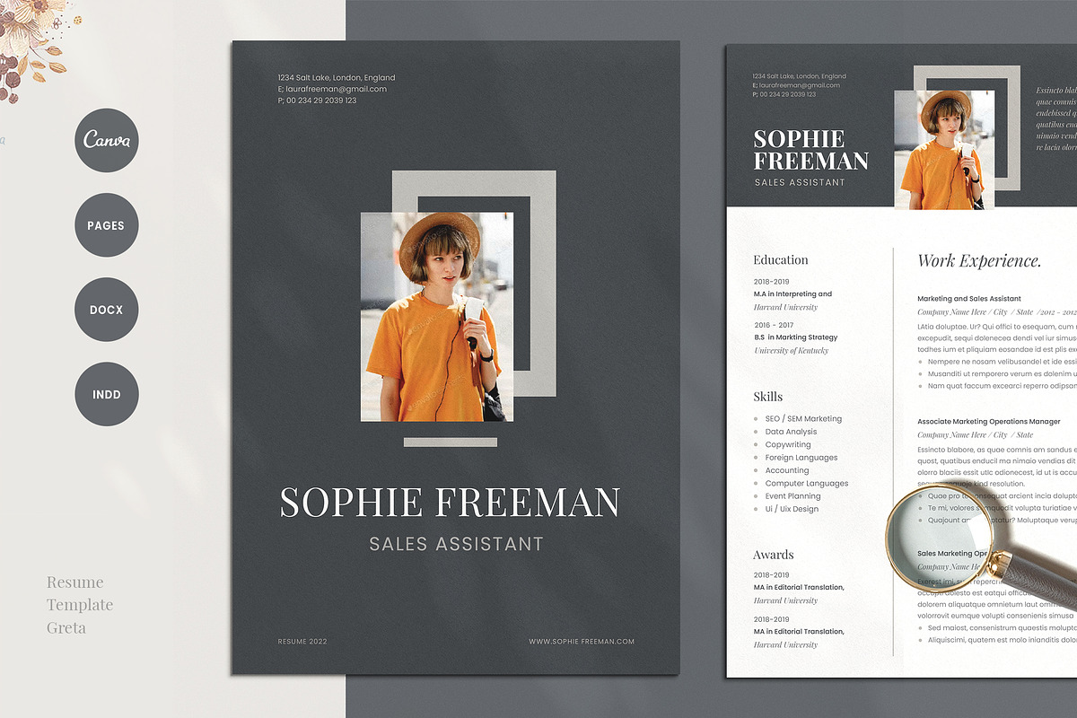 Resume for Canva, a Resume Template by Estartshop (Photo 4 of 7)