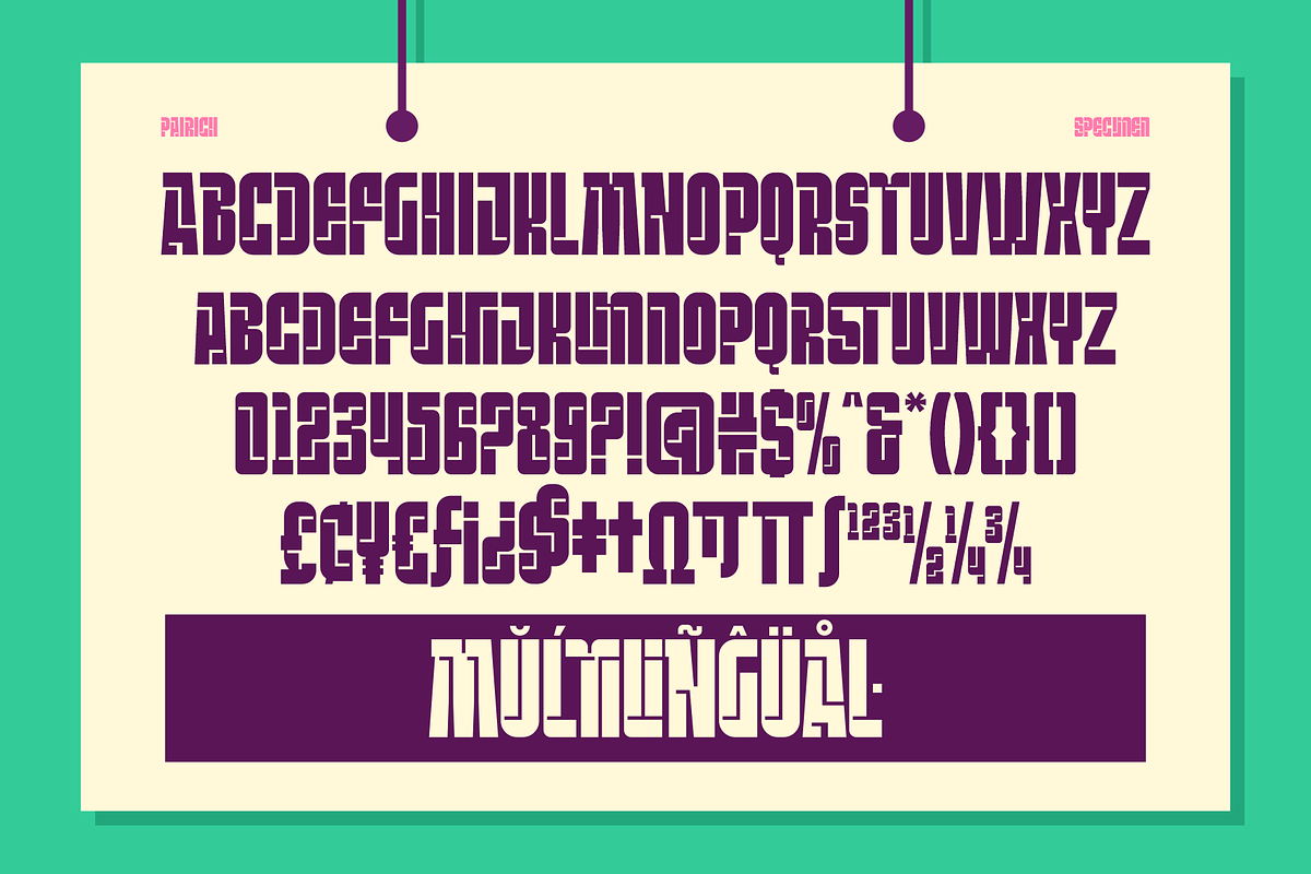Pairich, a Sans Serif Font by 24Design Studios (Photo 7 of 8)