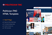 Politician - Political HTML Template, a HTML Template by TNCFlow (Thumbnail 1 of 5)