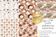 Floral Nursery Animals Clipart, a Decorative Illustration by Nicole Branger Art (Thumbnail 11 of 19)