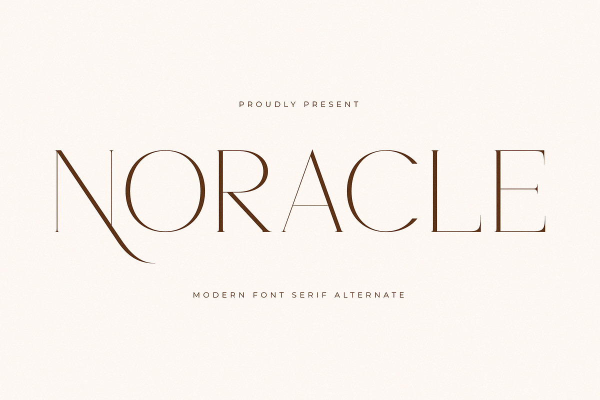 Noracle Modern Font Serif Alternate, a Serif Font by Storytype Studio (Photo 1 of 15)