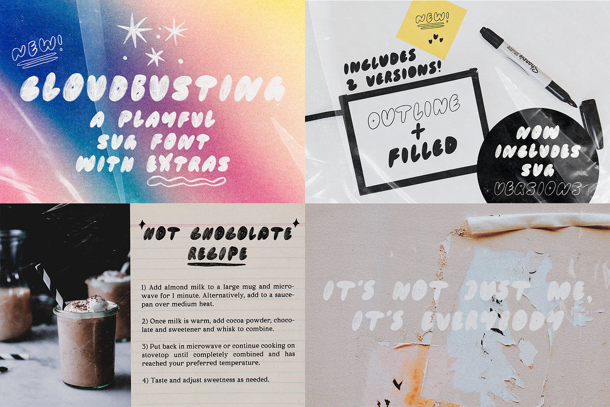 SALE! The SVG Font Bundle, a Handwritten Font by Ana's Fonts (Photo 9 of 10)
